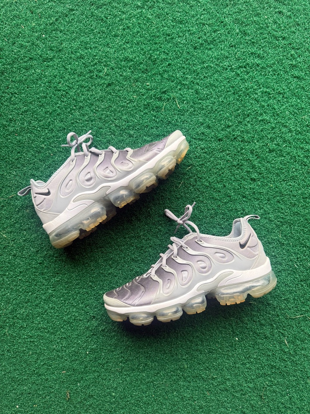 Nike VaporMax Plus Gray and Purple Gradient Sneakers